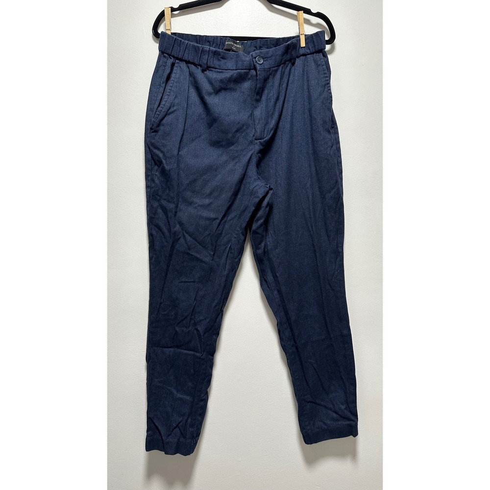 Banana Republic Aiden Fit Navy Jogger Pants Mens 35x32